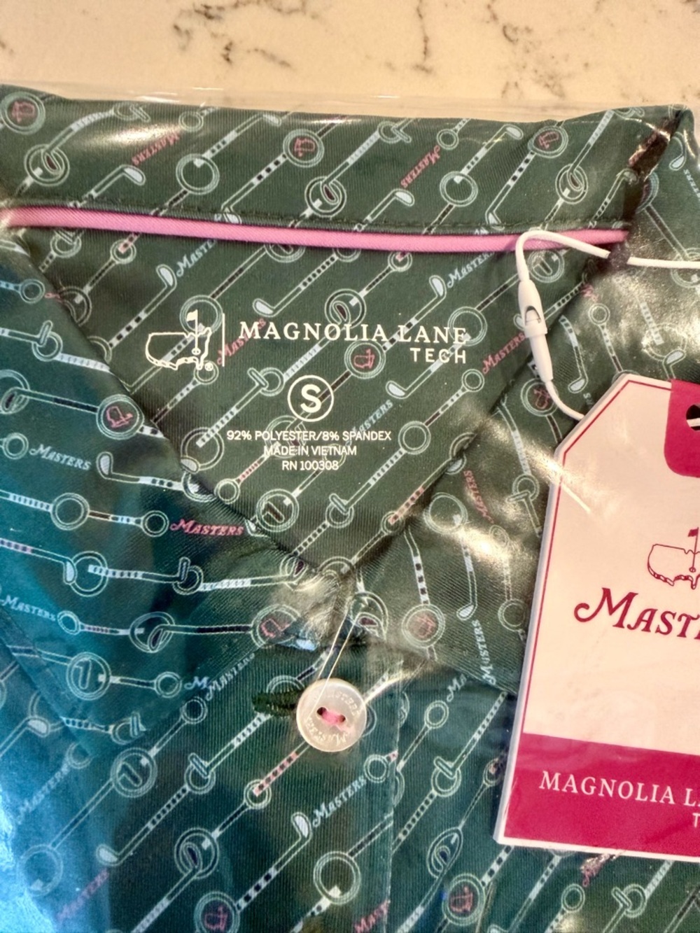 2026 Masters Magnolia Lane Tech women’s sleeveless polo - Picture 2 of 3